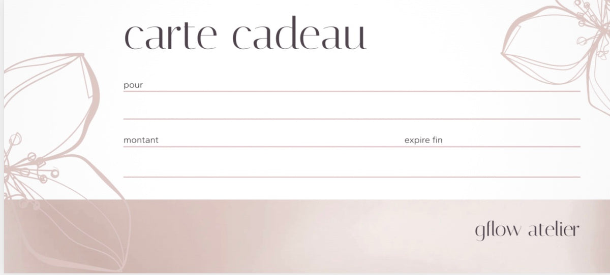 Carte Cadeau Gflow